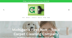 Desktop Screenshot of greenercleanermichigan.com